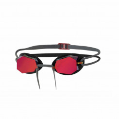 Swimming Goggles Zoggs Diamond Mirror Black Red One size