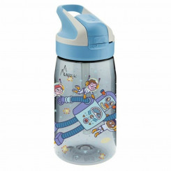 Бутылка для воды Laken Summit Space Robots Blue Aquamarine (0,45 л)