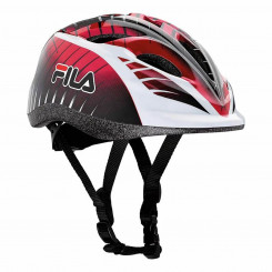 Детский велосипедный шлем Fila 60751065 Красный Черный XS