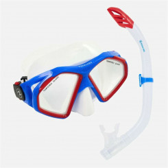 Snorkel Goggles and Tube Aqua Lung Sport Hawkeye Transparent Aquamarine