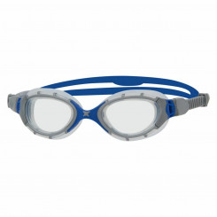 Очки для плавания Zoggs Predator Flex Серые Синие