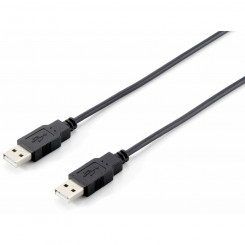 Кабель USB A на USB B Equip 128870 Черный, 1,8 м