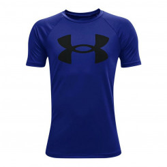 Short Sleeve T-Shirt Under Armour Tech Big Logo Blue