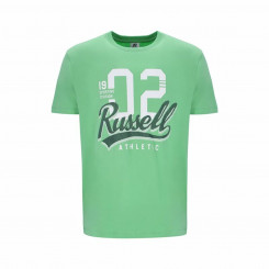 Short Sleeve T-Shirt Russell Athletic Amt A30101 Green Men