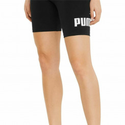 Sports Leggings Puma Essentials Logo Black