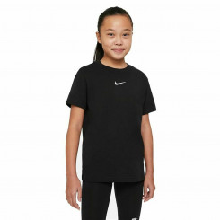 Laste lühikeste varrukatega T-särk Nike Sportswear must
