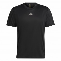 Мужская футболка с коротким рукавом Adidas Aeroready HIIT Back черная