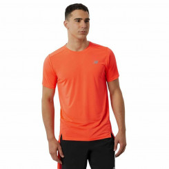 Men’s Short Sleeve T-Shirt New Balance Accelerate Orange