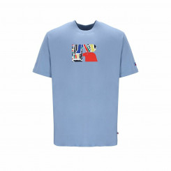 Short Sleeve T-Shirt Russell Athletic Emt E36211 Blue Men