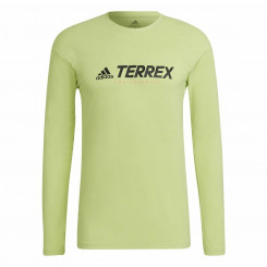 Мужская рубашка с длинным рукавом Adidas Terrex Primeblue Trail Lime green