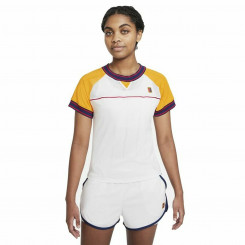 Naiste lühikeste varrukatega T-särk Nike Court Dri-Fit Slam White
