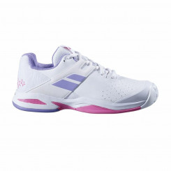 Children's Tennis Shoes Babolat Prop All Court White Lady