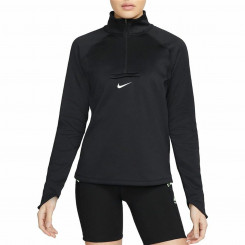 Pikkade varrukatega T-särk Nike Dri-FIT Element Running Black Lady