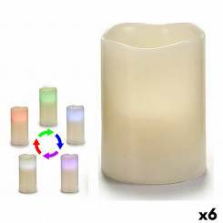 Светодиодная свеча Белая 7,5 x 10 x 7,5 см (6 шт.)