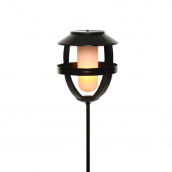 Солнечный светильник Lumineo 898216 Факел с эффектом пламени Черный Утюг 63 см