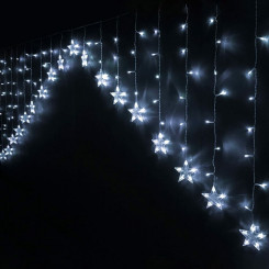 Светодиодные светильники для штор Белые звезды