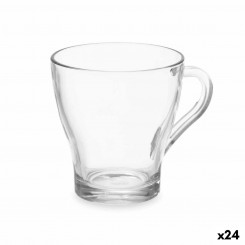Cup Transparent Glass 280 ml (24 Units)
