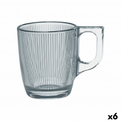 Kubek Luminarc Stripy Läbipaistev Klaas 90 ml (6 Ühikut)