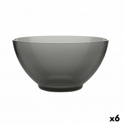 Bowl Luminarc Alba Gray Glass 500 ml (6 Units)