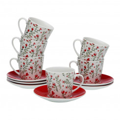 Set Šalica za Kavu Versa Hearts 6 Units Porcelain