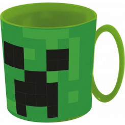 Velika Šalica Minecraft Creeper Зеленый 350 мл полипропилен