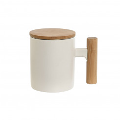 Чашка с фильтром для чая Home ESPRIT Белый Нержавеющая сталь Фарфор 360 мл