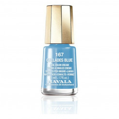 Лак для ногтей Mavala Nail Color Cream 167-киклады синий (5 мл)