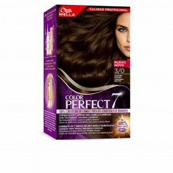 Permanent Dye Wella Color Perfect 7 Nº 3/0 Grey Hair Dark Brown 60 ml