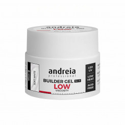 Madala viskoossusega küünegeel Builder Andreia White (44 g)