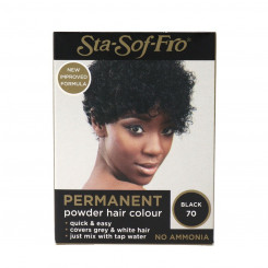 Permanent Dye Sta Soft Fro Powder Hair Color Black (8 g)