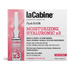 Ampoules laCabine Flash Hair Moisturizing Hyaluronic Acid (7 pcs)