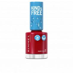 nail polish Rimmel London Kind & Free 156-poppy pop red (8 ml)