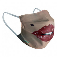 Hygienic Reusable Fabric Mask Adult Lips
