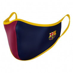 Гигиеническая многоразовая тканевая маска ФК Барселона для взрослых