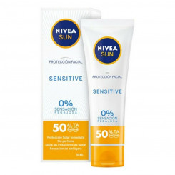 Солнцезащитный крем для лица Sensitive Nivea (50 мл) (унисекс) (50 мл)