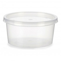 Lunch box Circular Transparent polypropylene (500 ml)
