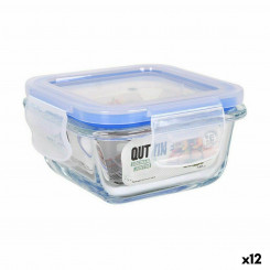 airtight lunch box Quttin Square 140 ml (12 Units)