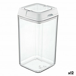 Jar Quttin Hermetically sealed 1.5 L 11 x 11 x 20 cm (12 Units)