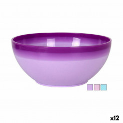 Salad bowl Dem Picasso double Plastic mass 2.7 L ø 24 x 11 cm (12 Units)