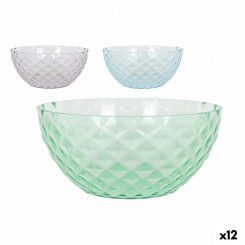 Salad bowl La Mediterránea Plastic mass 25 x 25 x 11.5 cm (12 Units)