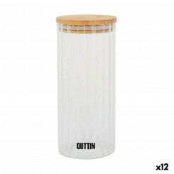 Jar Quttin Borosilicate glass 1.05 L (12 Units)