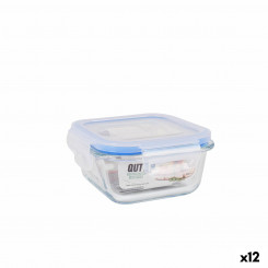 airtight lunch box Quttin Square 300 ml (12 Units)