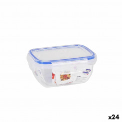 airtight lunch box Dem 400 ml Rectangular 13.5 x 10 x 6 cm (24 Units)