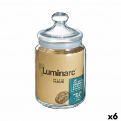 Баночка Luminarc Club прозрачная стеклянная 1,5 л (6 шт.)