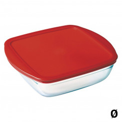 airtight lunch box Ô Cuisine Transparent borosilicate glass