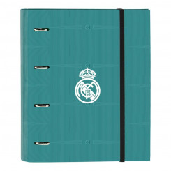 Ring binder Real Madrid C.F. White Turquoise Green (30 mm)