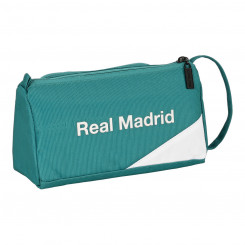 Школьный чехол Real Madrid CF Белый Бирюзовый Зеленый (20 x 11 x 8,5 см) (32 шт.)