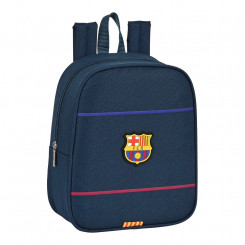 School Bag F.C. Barcelona Blue (22 x 27 x 10 cm)