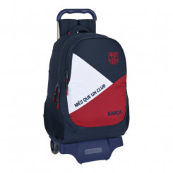 Школьный рюкзак на колесах FC Barcelona Corporativa Blue Maroon (32 x 44 x 16 см)