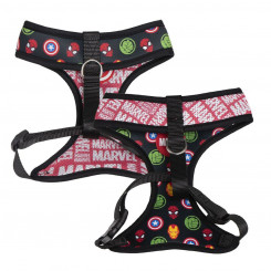 Dog Harness Marvel Reversible Red XS